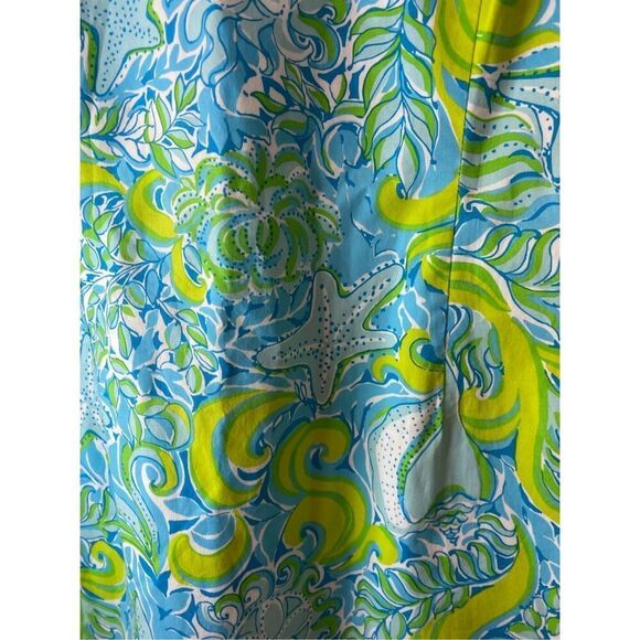 Key West women’s see beach print knee length sundress size 6 - Picture 4 of 6